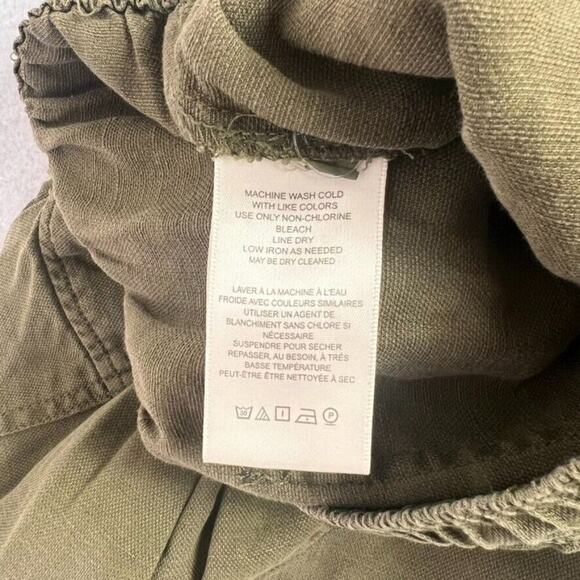 By anthropologie Pant Women Small Green Drawstring Elastic Atleisure Lightweight - Picture 9 of 16